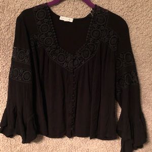 Women’s Black Knit Top